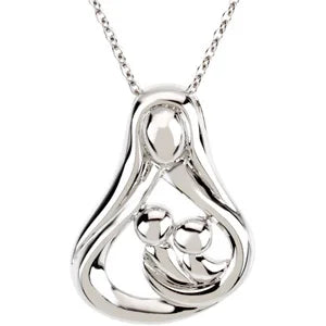 Necklace - Mother's Embrace for 1 - 3 Children #2337