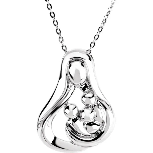 Necklace - Mother's Embrace for 1 - 3 Children #2337