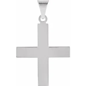 Charms & Pendants - Child's Cross - Greek High-Polish Finish #2016