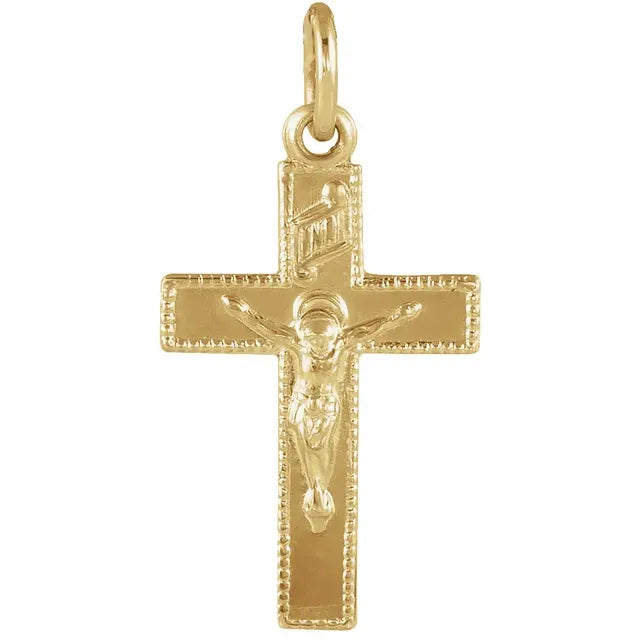 Charms & Pendants - Baby Cross - Crucifix #2224