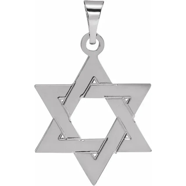 Charms & Pendants - Star of David - High-Polish Finish #5572