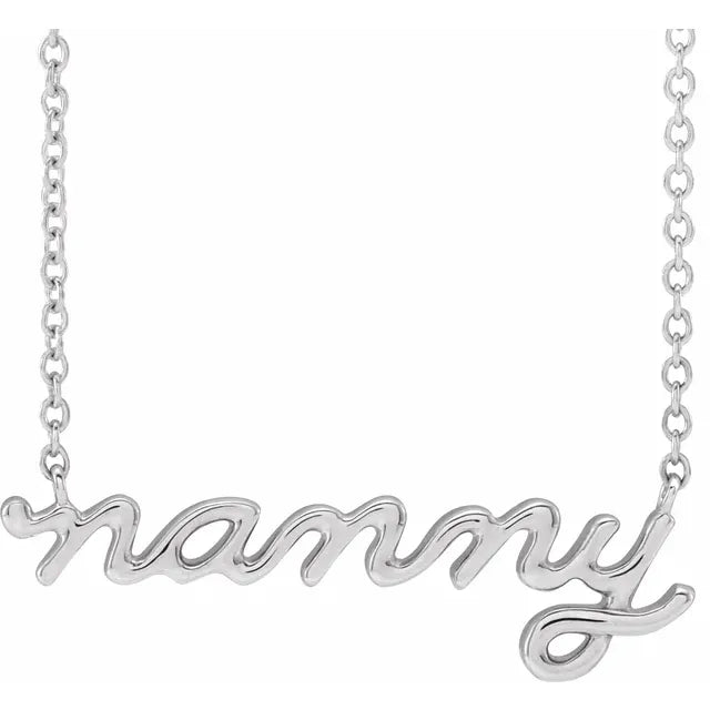 Necklace - "Nanny" Script # 2330