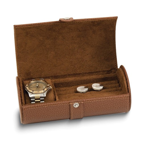 Travel Cases - Watch and Cuff Link Case #GP9611(black) #GP9612 (brown)