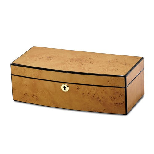 Jewelry Box - High-Gloss Burlwood Veneer on Wood #9107