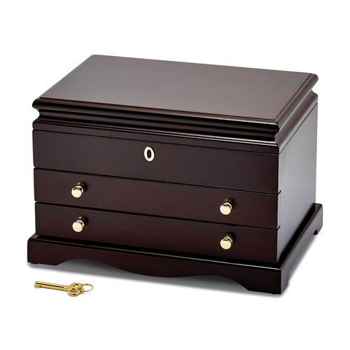 Jewelry Box - Matte Mahogany Finish #9109