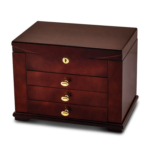 Jewelry Box - Dark Matte Cherry Finish #9105